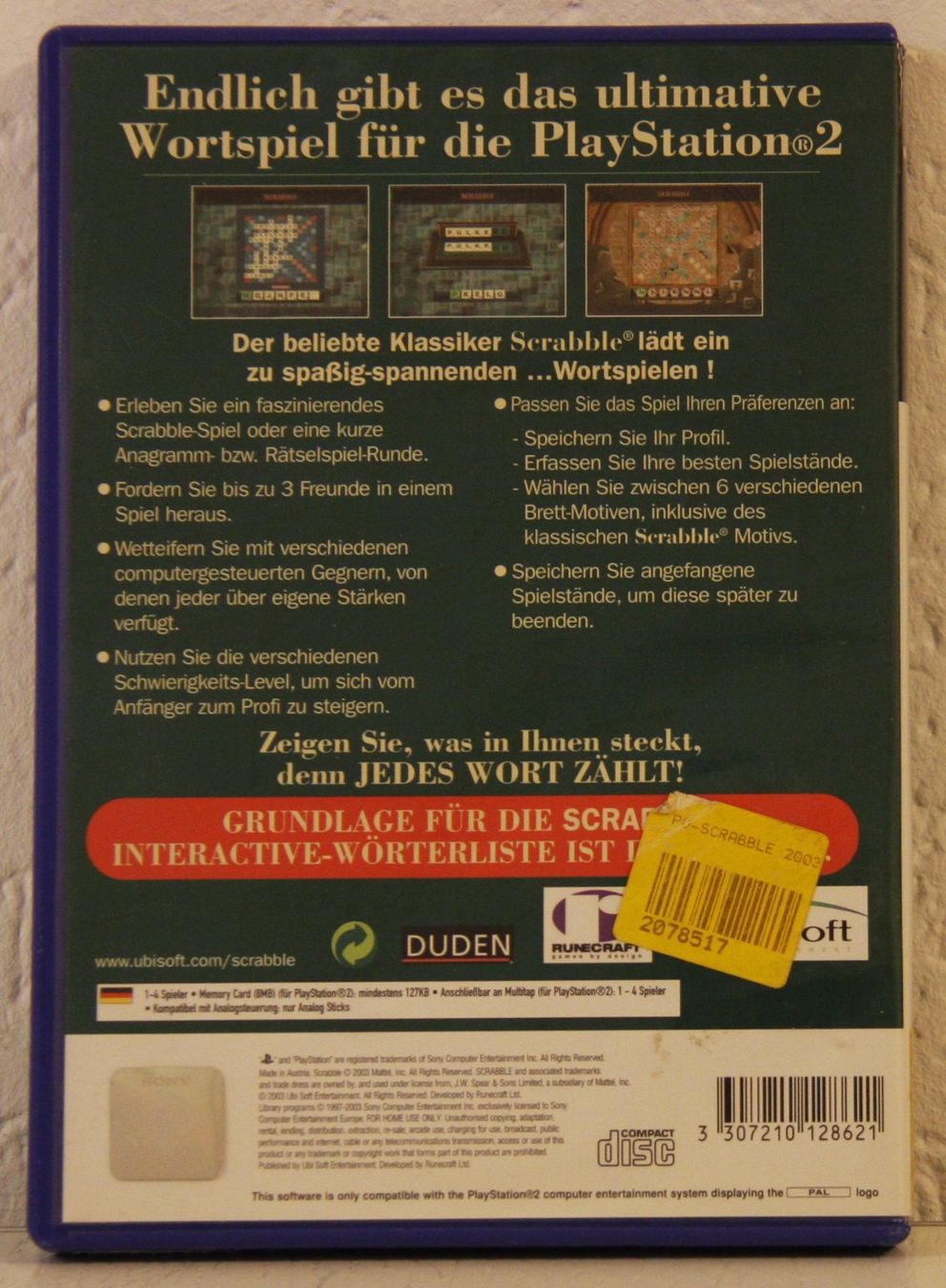 Giochi: PS2 Scrabble Interactive – Usato da Fisibach venduto da Re-Games24 1