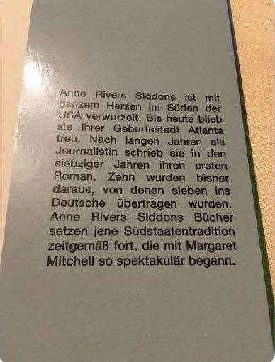 Libri: Anne Rivers - Strasse der Pfirsichblüten – Usato da Schaffhausen venduto da D-MAC 2