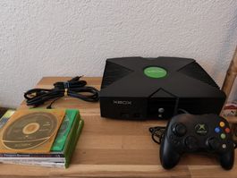 Xbox Original Noire, avec manette et  jeux! Rétro