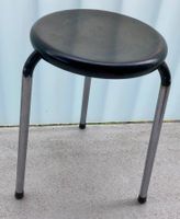 Hocker Berg-Küchen Dreibeinhocker, schwarz, Gummipuffer neu!