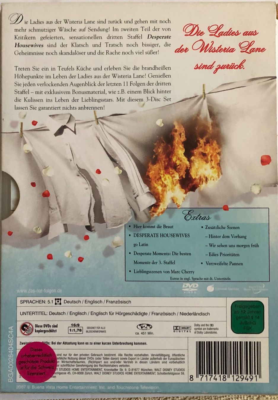 Tutti i DVDs: DESPERATE HOUSEWIVES (STAFFEL 3) – Usato da Poliez-Pittet venduto da Newtown-Records 1