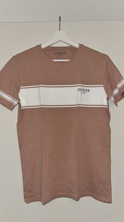 Guess T-Shirt Herren Grösse S rosa Slim Fit Sommer