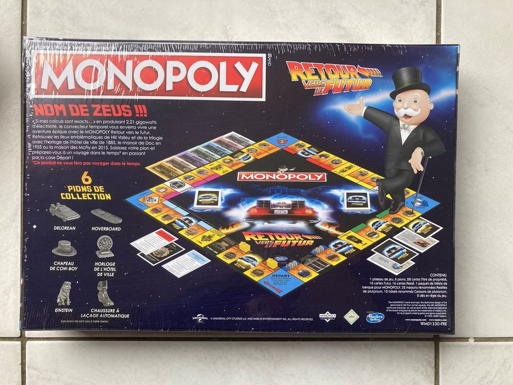 Jeu De Société - Monopoly - Retour Vers Le Futur