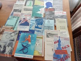GROSSES LOT ALTE REISEPROSPEKTE HOLLAND