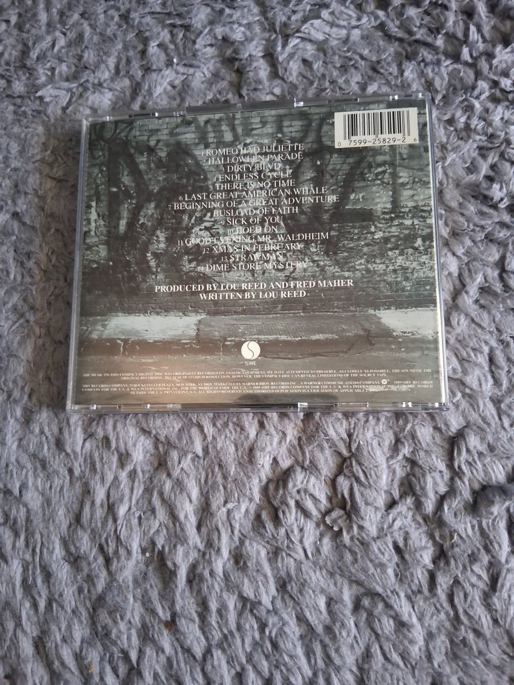 CD: LOU REED       NEW YORK          CD – Usato da Wetzikon ZH venduto da Ramones01 1