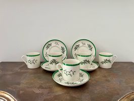 5er Set Spode England Christmas Tree Tassen & Unterteller🎄