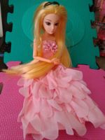 puppe barbie,,mit hellblond haaren,30cm