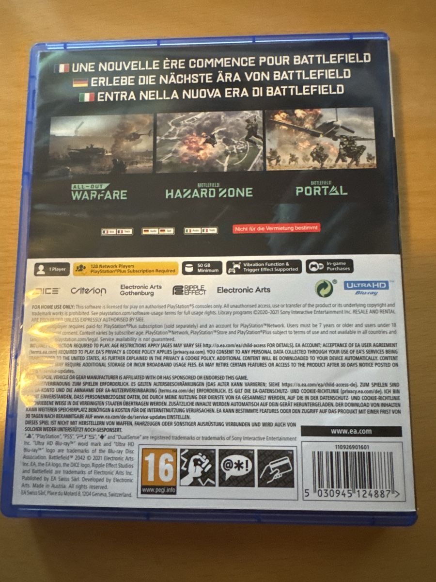 Sony Jeux: Battlefield 2042 – D'occasion à Brunnadern par Nanuk60 1