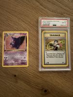 Pokemon Gengar Fossil first & Koga Holo 1st Edition PSA 8 