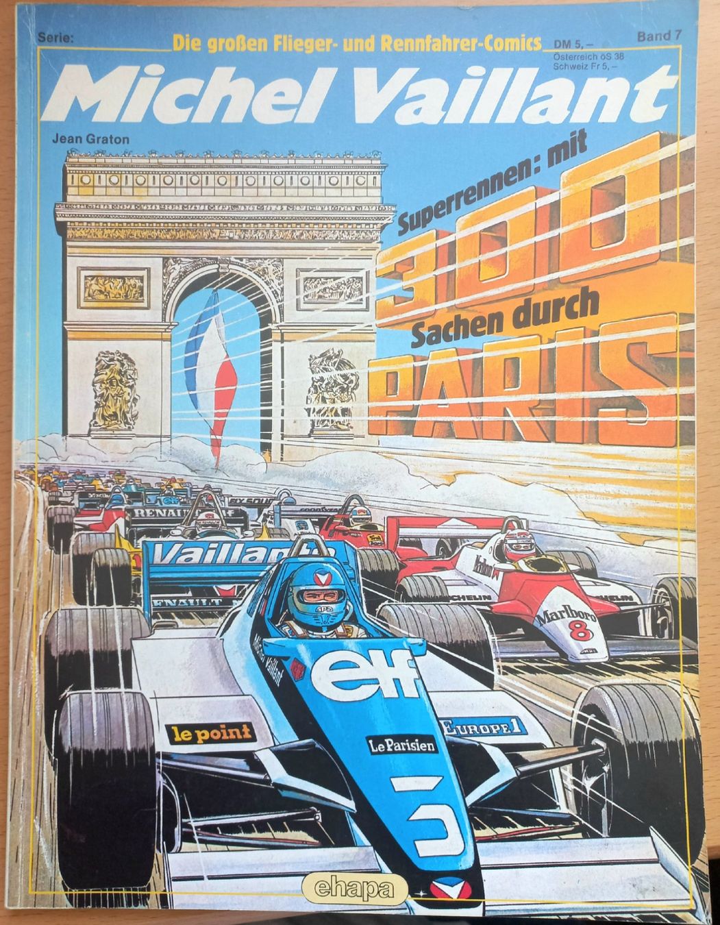 Fumetti: Comic - Michel Vaillant 7 - Superrennen – Usato da Niederuzwil venduto da lubimaja