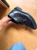 Herren Stiefeletten Geox schwarz Leder gebrauchter Zustand