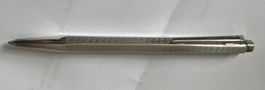 1 Caran d'Ache Kugelschreiber Metall od versilbert, Stempel