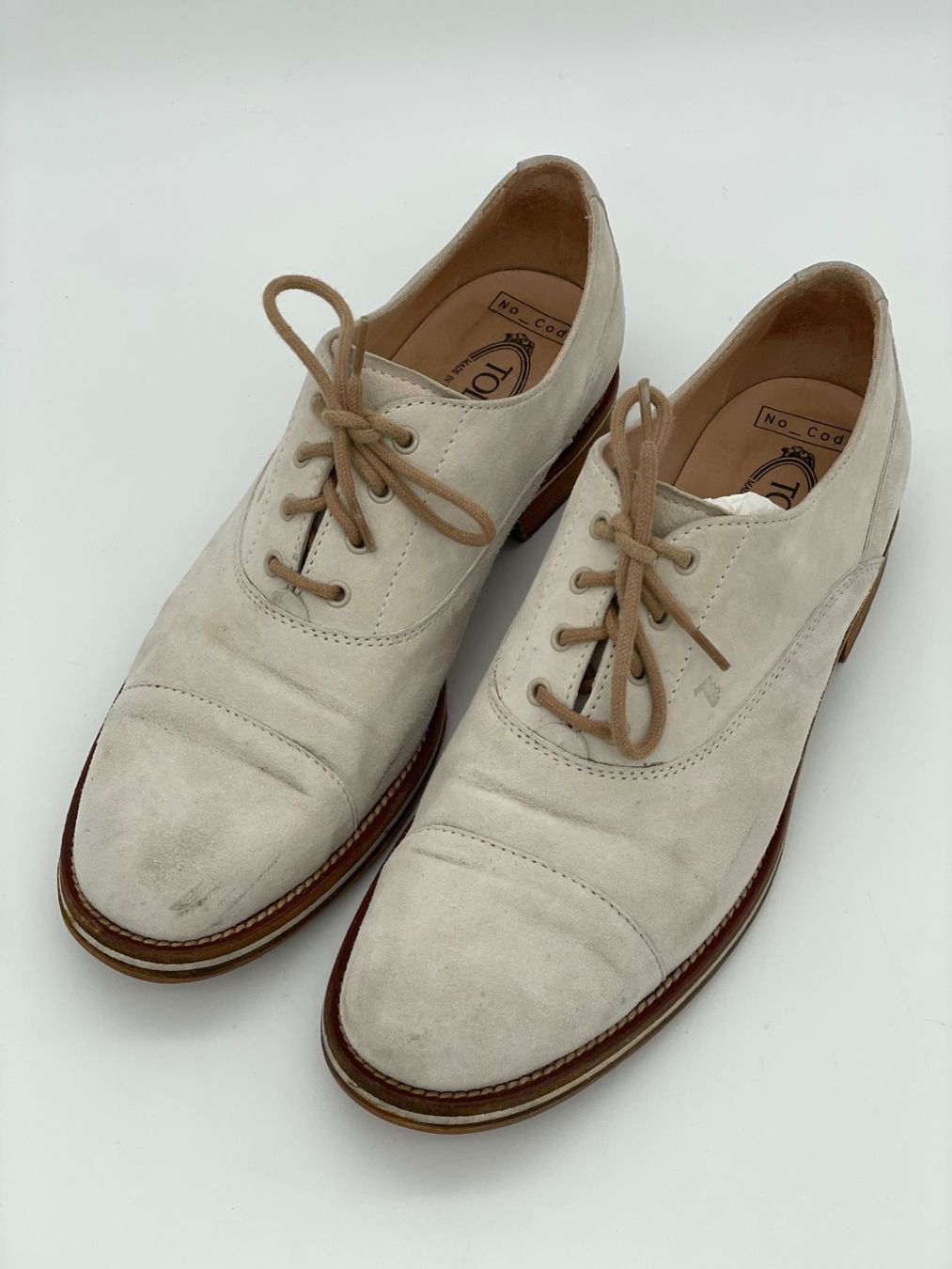 Tod'S Scarpe da donna: Tod's No Code Oxford EU 39.5 Beige – Usato da Zürich venduto da shoe_shop 2