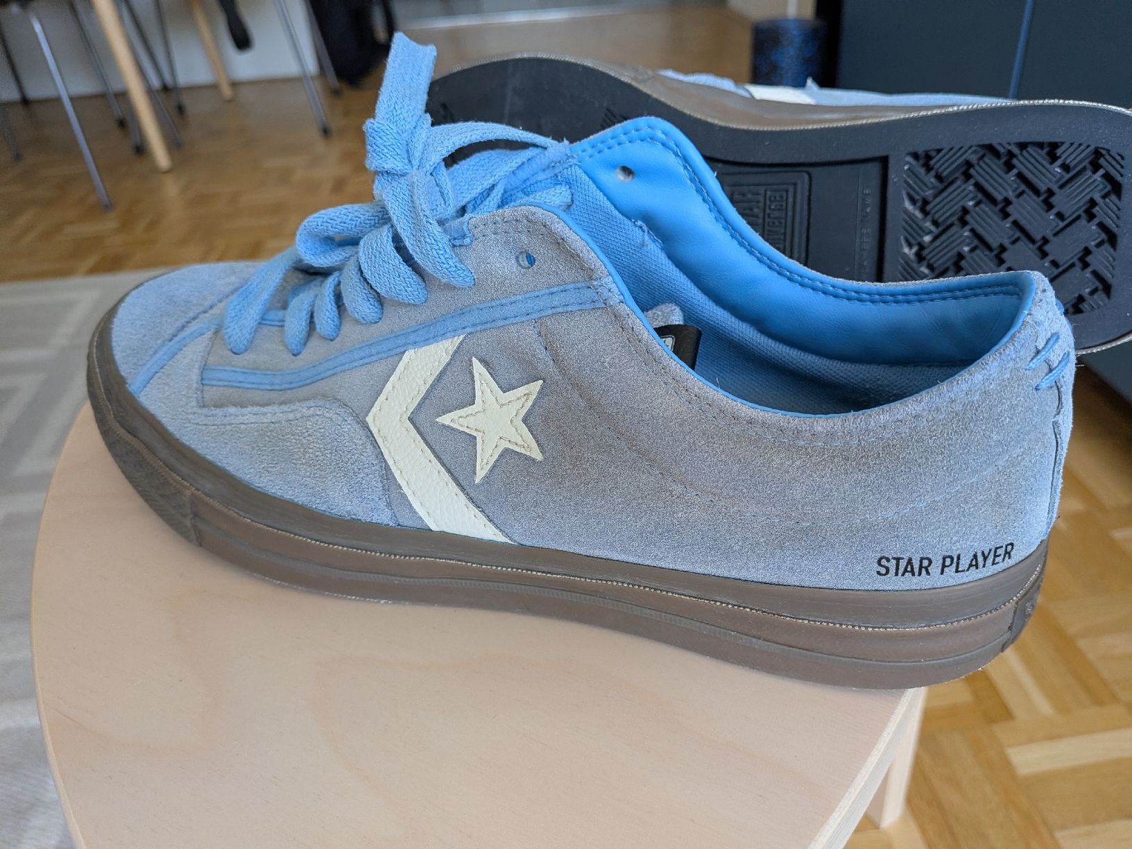Converse Scarpe da uomo: Converse Star Player, Gr. 46, hellblau, Top Zustand! – Usato da Basel venduto da Sportsart 2