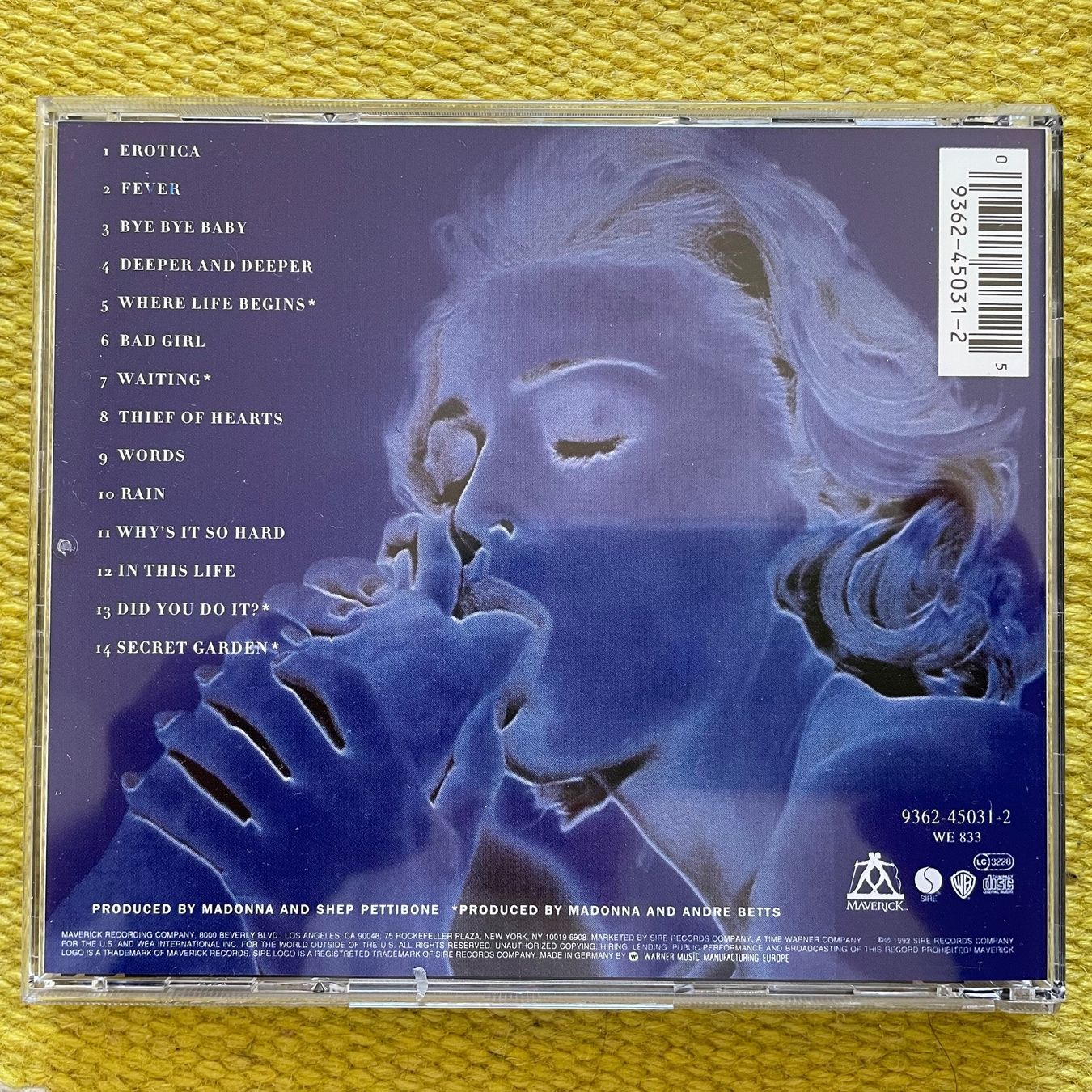 CD: MADONNA-EROTICA – Usato da Rorschacherberg venduto da CD-Roli 1
