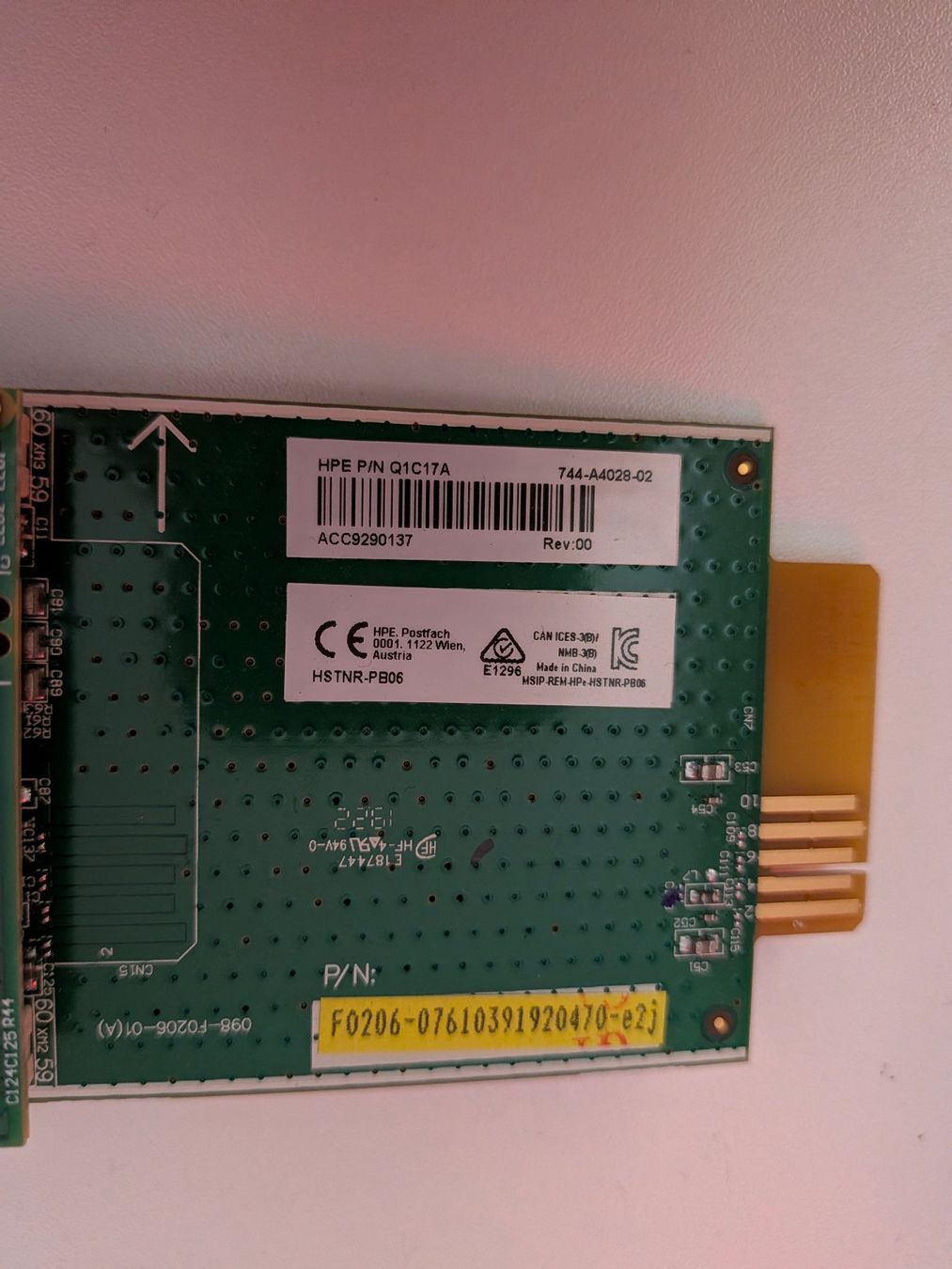 Hewlett Packard Laufwerke & Adapter: HP USV Netzwerkkarte – Gebraucht aus Amriswil von hardware_uschi 1
