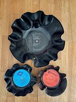 Kultige Retro-Schalen aus echten Vinyl-Schallplatten