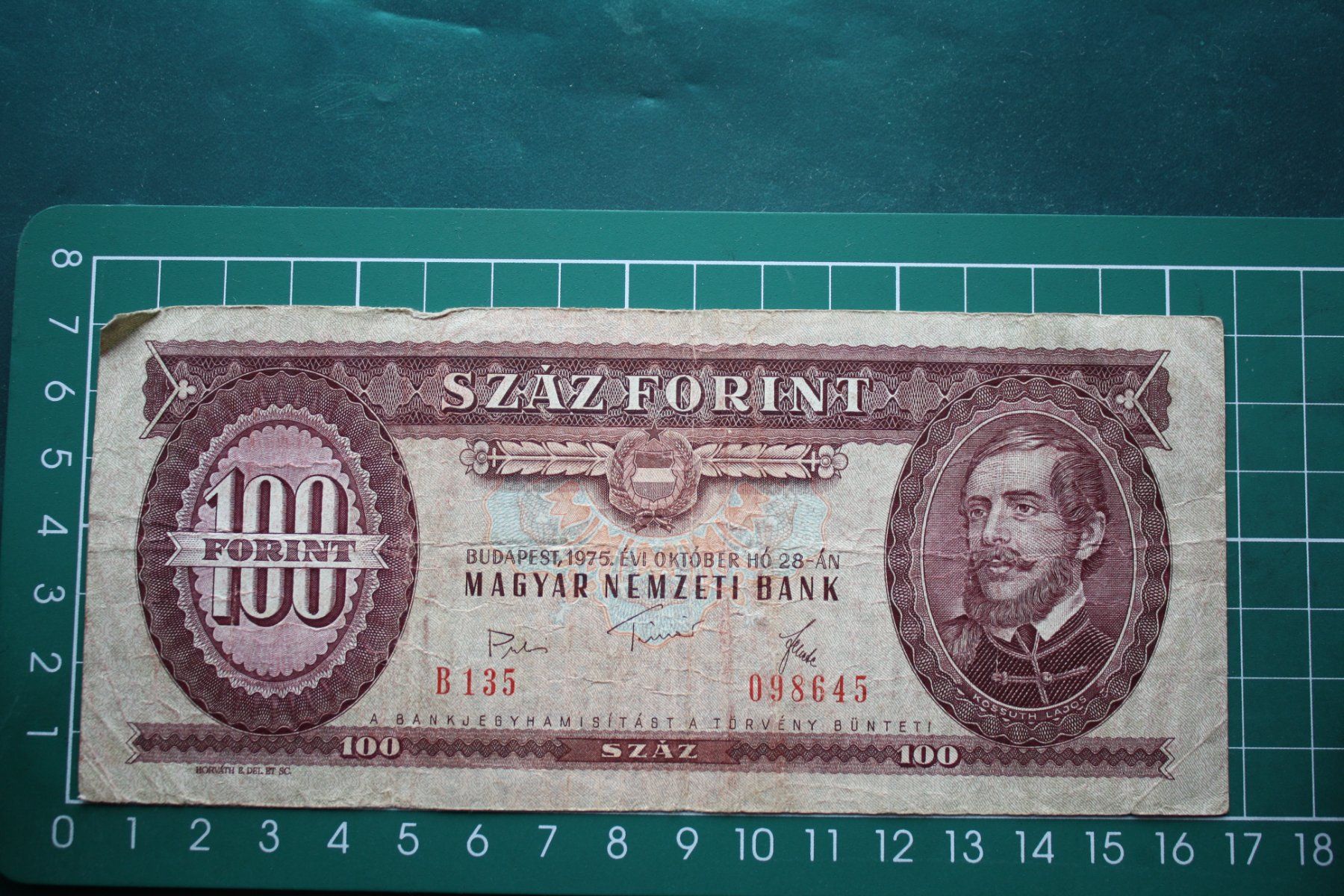 Banconote: currency banknote ungarn 100 forint 1975 – Usato da Laupen BE venduto da Gufi57