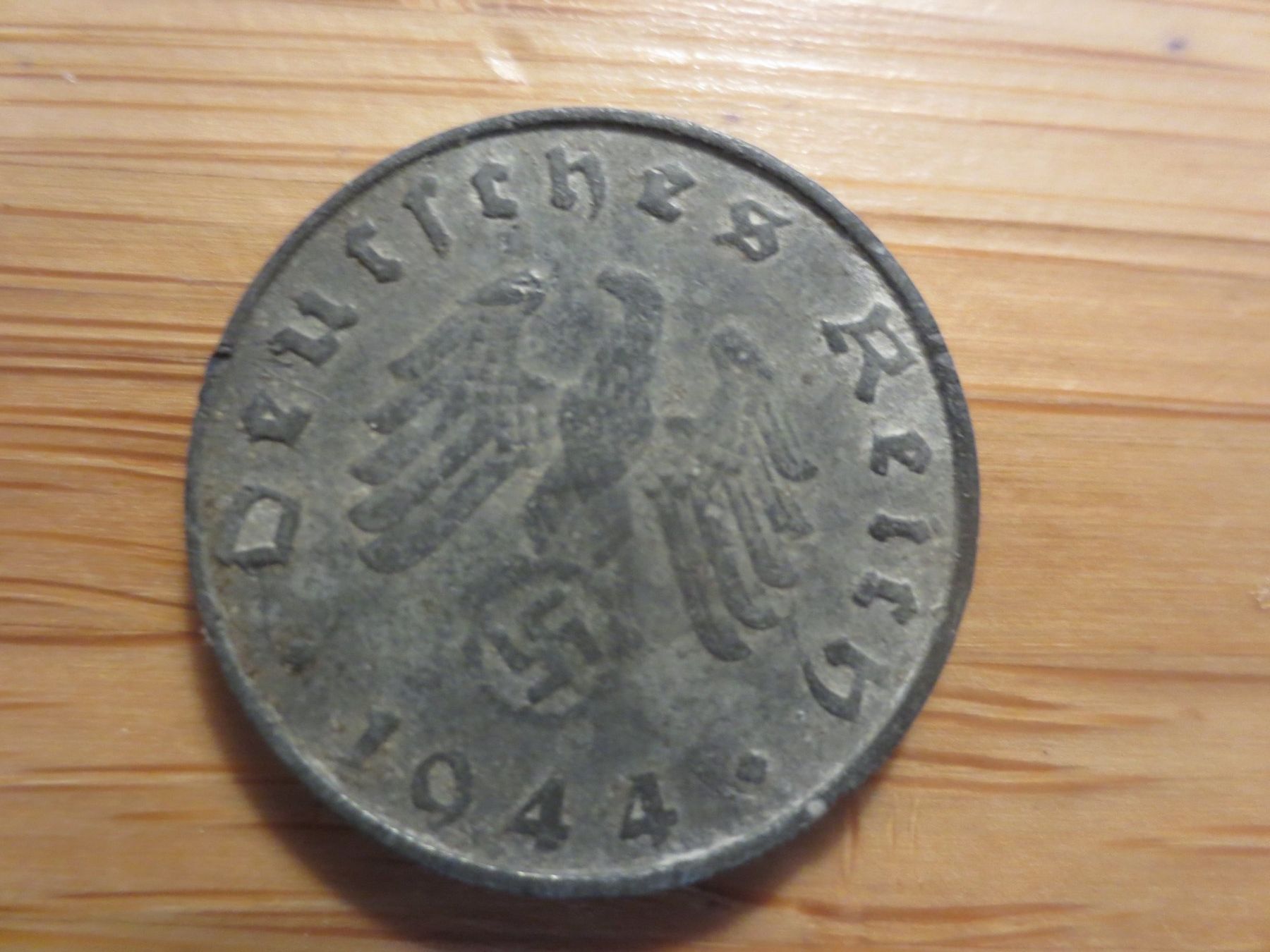 Tutti le monete: Deutsches Reich 1Pfennig 1944 – Usato da Weier im Emmental venduto da waefler03 1