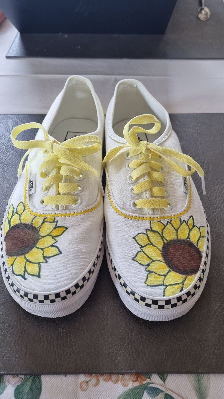 Vans Scarpe da donna: Vans baskets personnalisés 38.5 – Nuovo (secondo la descrizione) da Bévilard venduto da AnnCHUK