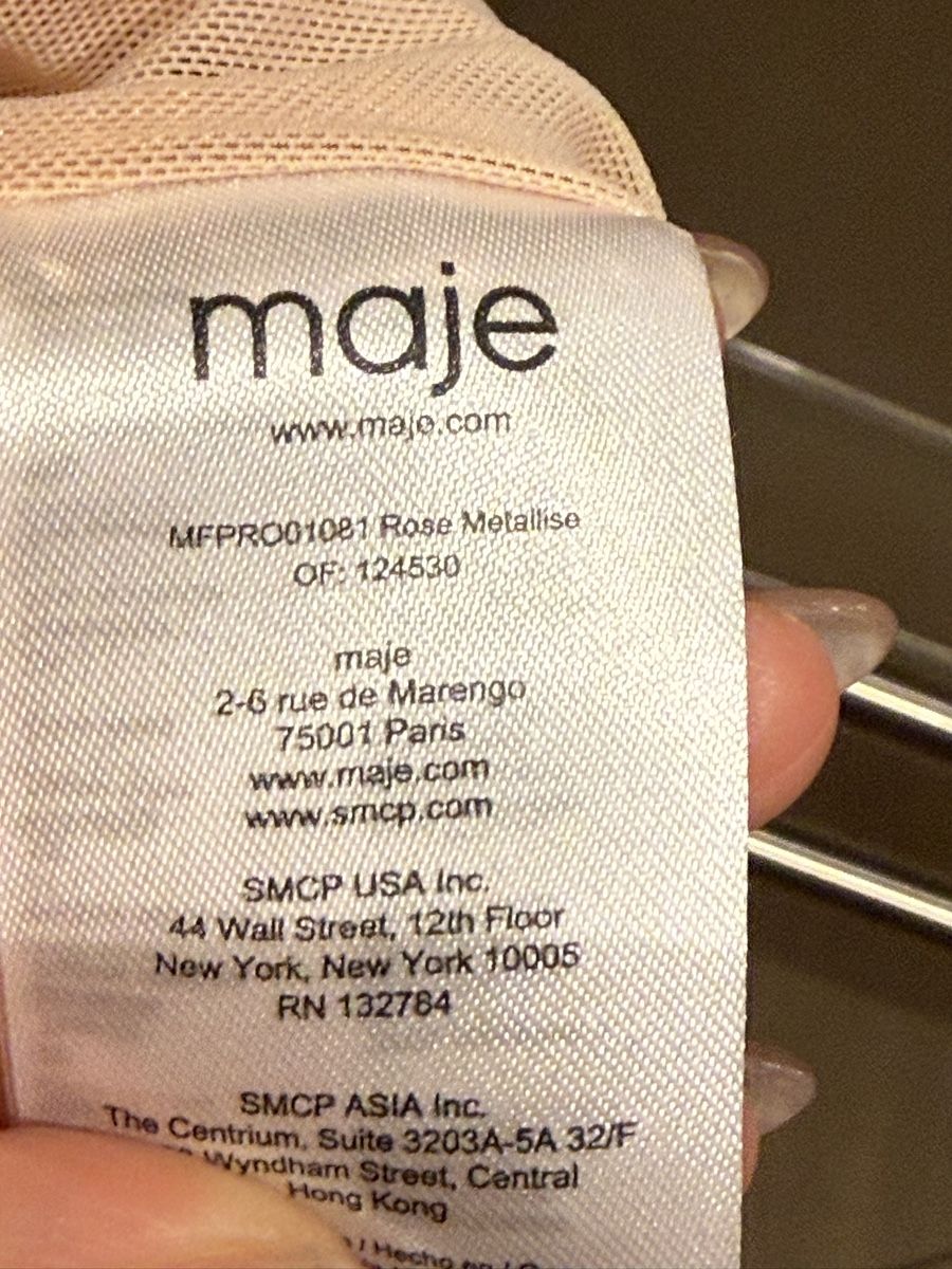 Maje Vestiti: Maje Kleid Roségold – Nuovo (secondo la descrizione) da Fällanden venduto da Pilli91 6