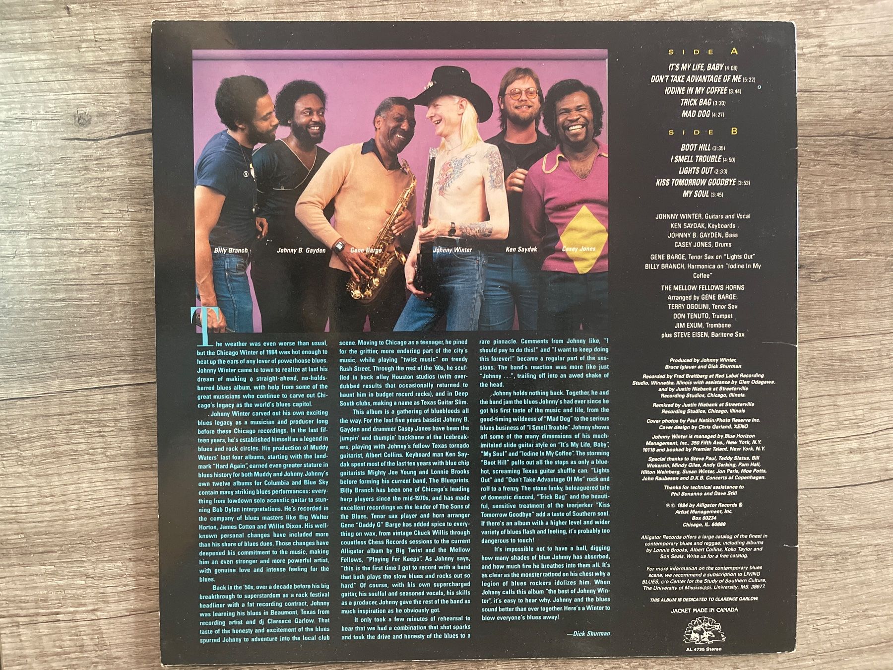 Dischi in vinile: A405/Johnny Winter - Guitar Slinger – Usato da Frutigen venduto da Philippe_jsp 1