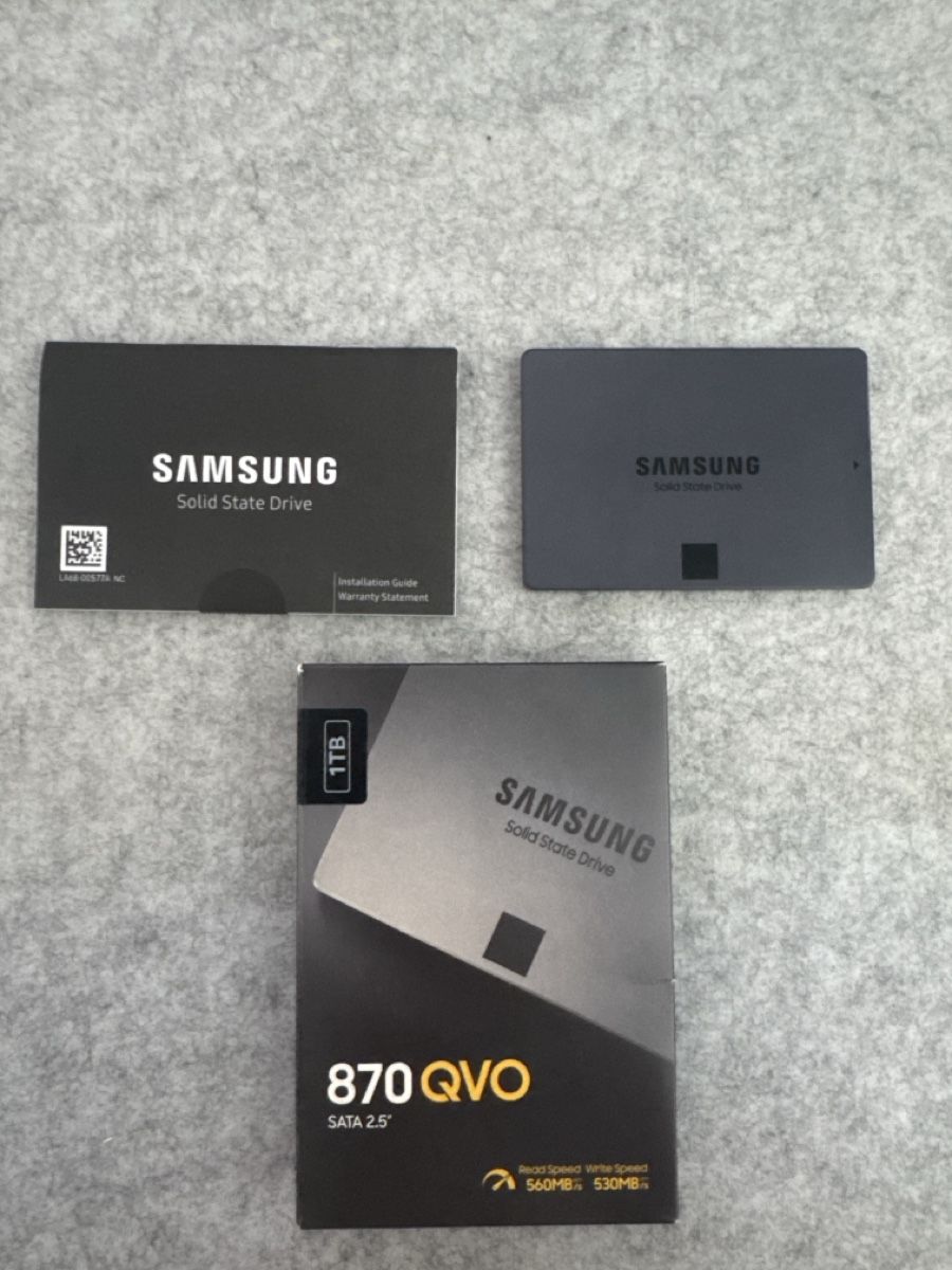 Samsung Harddisks: Samsung 870 QVO 1TB – Neu (gemäss Beschreibung) aus Oberwil-Lieli von KZA5563