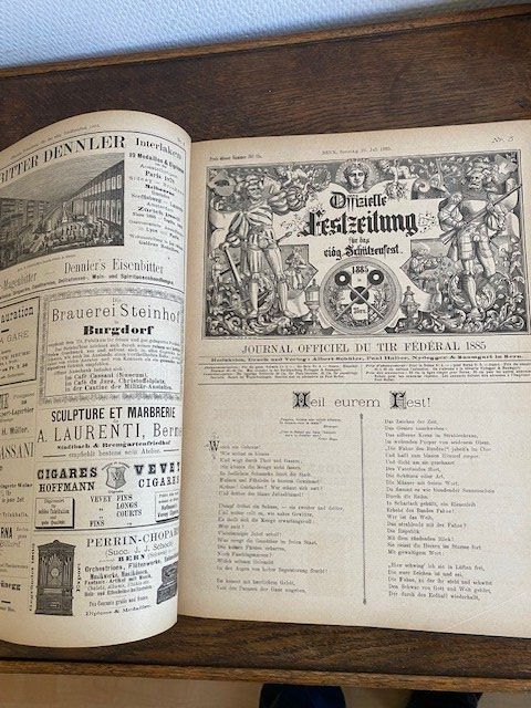 Libri: BUCH  SCHÜTZENFEST  BERN  1885 – Usato da Chur venduto da silbermon 7