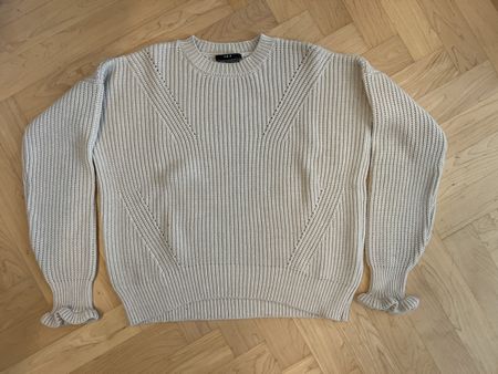 Pullover SET beige Grösse 38 Wolle Merino Acryl