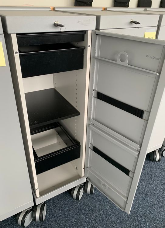 Caddy Rollcontainer Stahl Weiß | Vitra