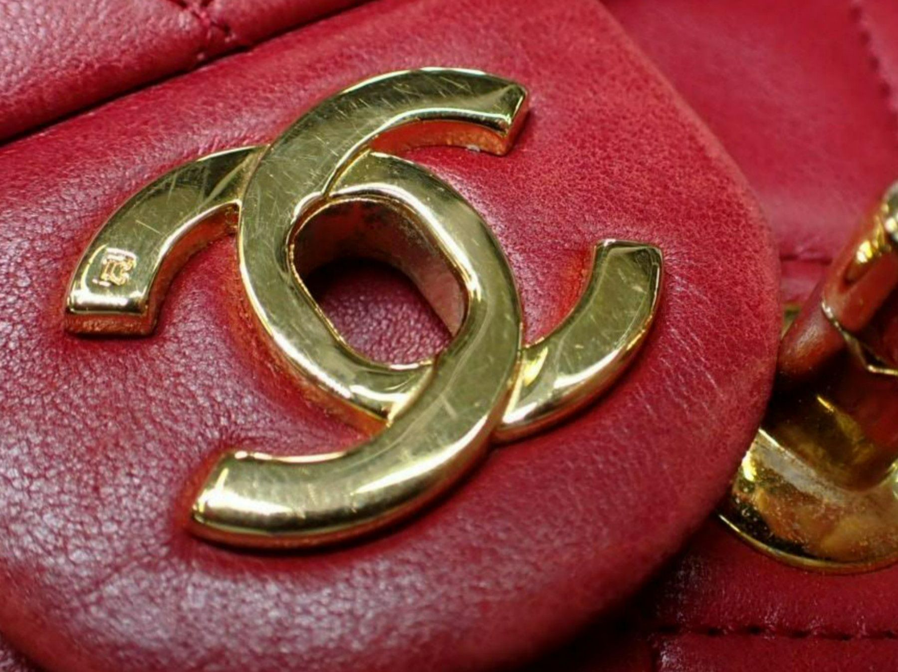 Chanel Borse da donna: Chanel Vintage Single Flap Bag Rot – Usato da Zürich venduto da Liloubags 9
