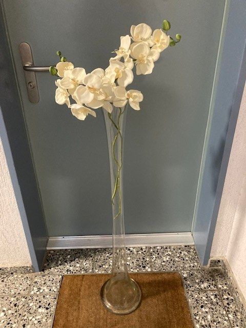 Vasen & Gefässe: 1 wunderschöne Boden-/Blumenvase, ca. 96 cm hoch, Glas – Gebraucht aus Richterswil von Hausi12