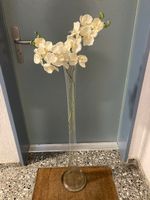 1 wunderschöne Boden-/Blumenvase, ca. 96 cm hoch, Glas