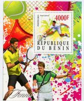 Block "Tennis. Novak Đoković". Benin.