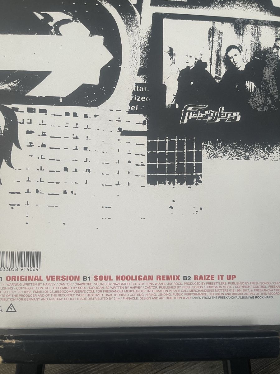 Dischi in vinile: Freestylers / Warning feat Navigator  – Usato da Dagmersellen venduto da stonefinger 1