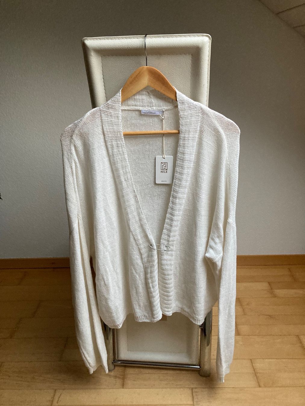 Nile Giacche: Nile Strickjacke Leinen / Baumwolle Mischung Gr.L – Nuovo e nell'imballaggio originale da Unterägeri venduto da Jutka_04 2