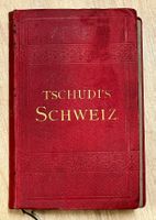 Tschudi: Turist in der Schweiz Reiseführer 1888 Karten Pläne