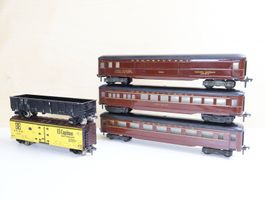 Fleischmann US Personen & Güterwagen Set H0