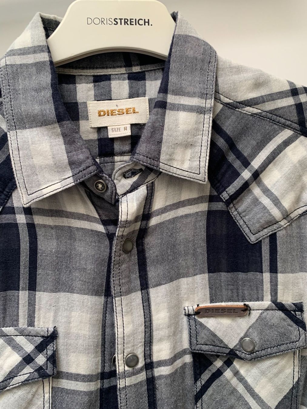 Diesel Camicie: Zwei DIESEL Hemden Herren Kariert M – Usato da Zug venduto da Nickwalks999
