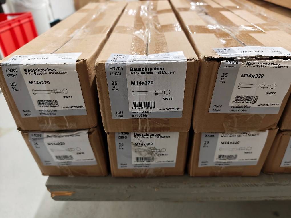 Eisenwaren: M14 x 320 Schrauben mit Mutter – Neu und originalverpackt aus Sulz AG von Michu25