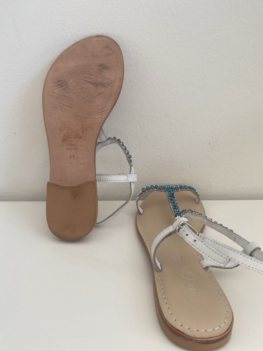 Damenschuhe: sandali Cristin vera pelle taglia 41 – Neu (gemäss Beschreibung) aus Vacallo von lac_2z26 2