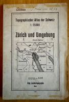 Zürich und Umgebung. Topographischer Atlas der Schweiz 1947