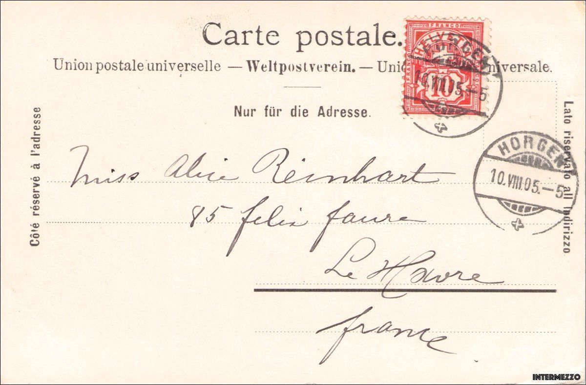 Cartoline postali: Horgen ZH // Quartier 1905 – Usato da Basel venduto da intermezzo12 1