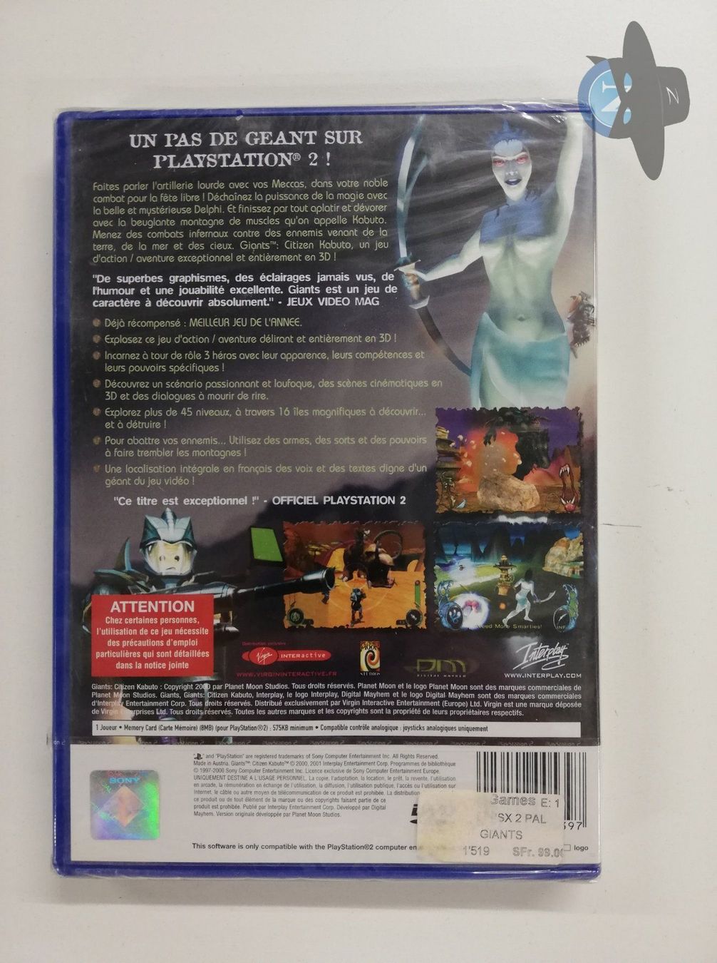Giochi: Giant Citizen Kabuto / FRANCAIS / neuf / PS2 – Nuovo (secondo la descrizione) da St. Gallen venduto da zorro_dc 1