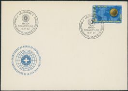 1954 - Fussball WM - Brief - Sonderstempel - Sport