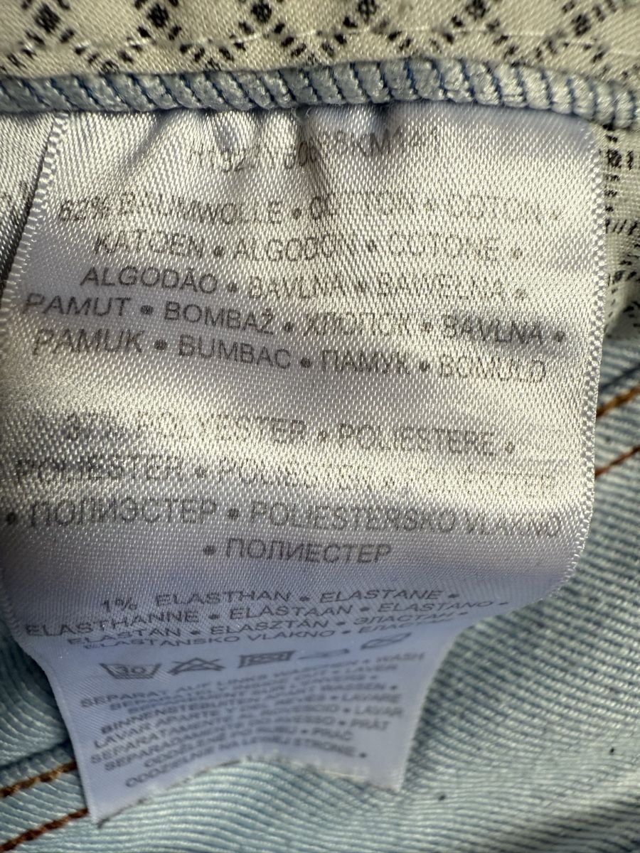 Pantaloni: Short jean bleu clair ceinture Sublevel, t.34 – Usato da Tavannes venduto da Thriftshop 3