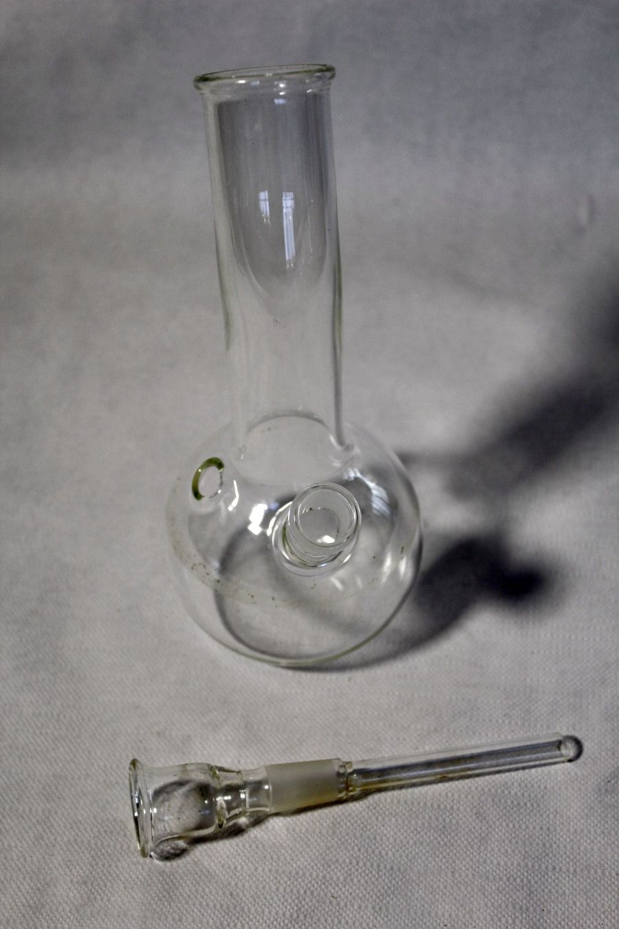 Narghilé: Klassisches -  Vintage MINI - BONG, klein, glas 20 cm. – Usato da Bern venduto da Vitaneuf 2