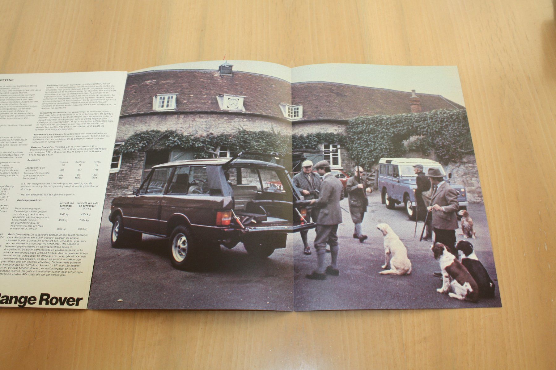 Land Rover Documenti: Range Rover Classic Prospekt NL – Usato da Wikon venduto da erwin400 9