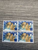 Briefmarken Block Union 80 Rp 1991 4er Einheit guter Zustand