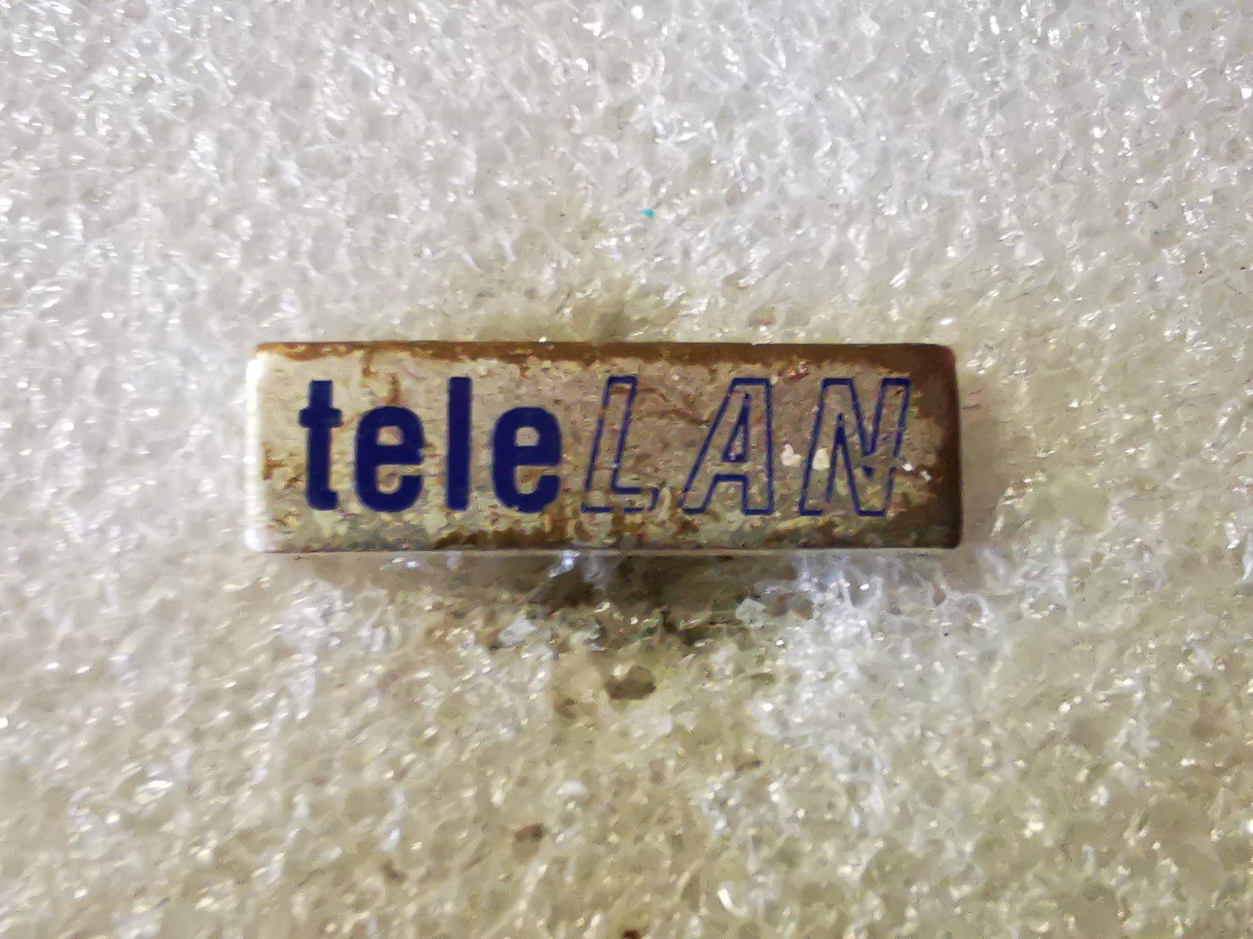 Placchette & Badge: Ansteckpin 150: teleLAN – Usato da Oppligen venduto da Pin-Fall-Shop